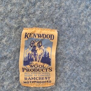 Kenwood Blue Wool Blanket